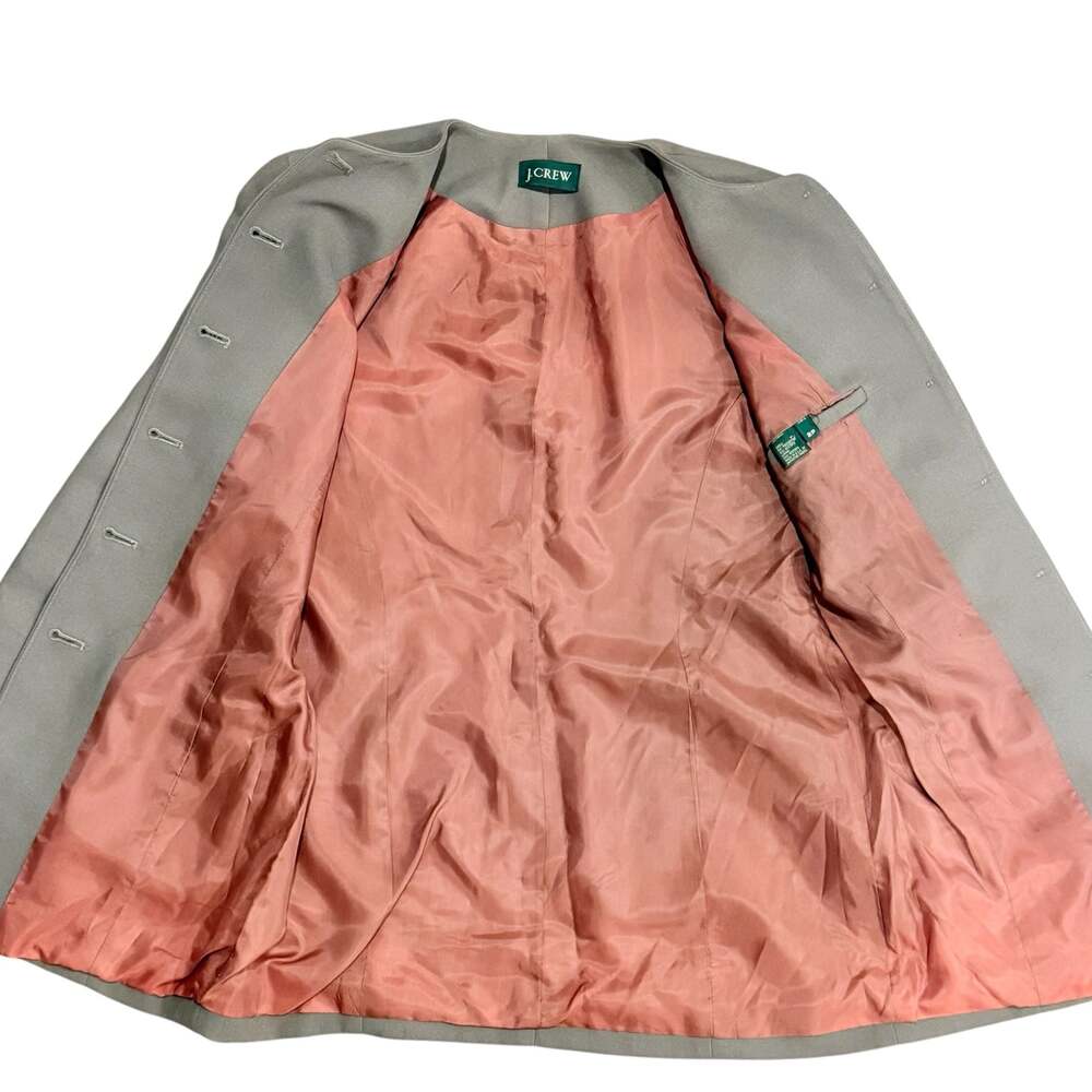 J.Crew Vintage Collarless Blazer Jacket, Size 2P - Picture 6 of 9